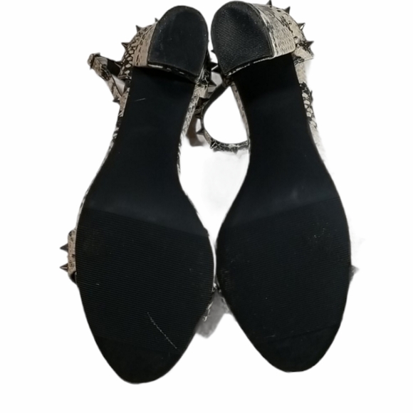Madden Girl 8m Snakeskin Style Heels w/ Studs - Picture 8 of 10